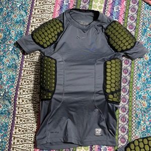 Youth Football compression girdle and shirt set